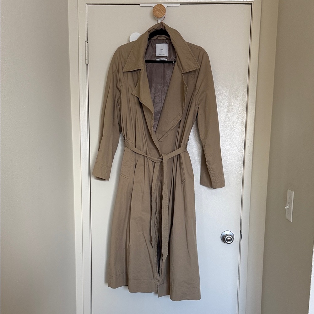 Mango Classic Beige Trench Coat 🦢 Size XS
